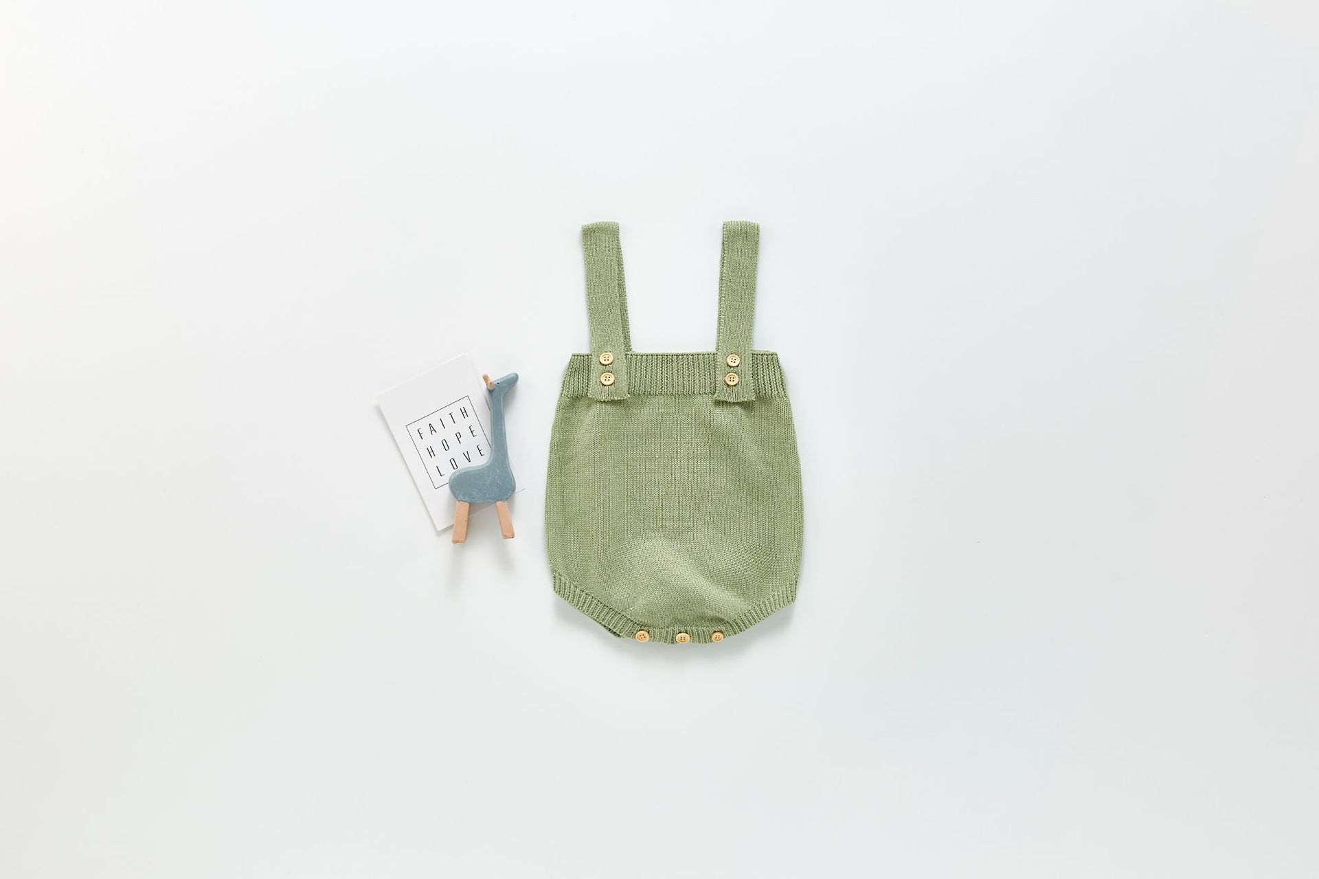 Solid Color Western Knit Sling Bodysuit Green - Shop at LoveMi