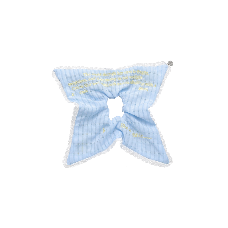 Bubble Headband Lace Four Corner Headband Original Versatile High-end Hair Accessory Square Large Intestine Headband — foto 14