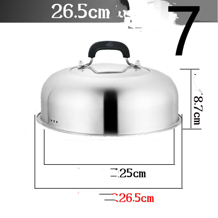 Title 40, Stainless Steel Heightened Round Household Wok ...