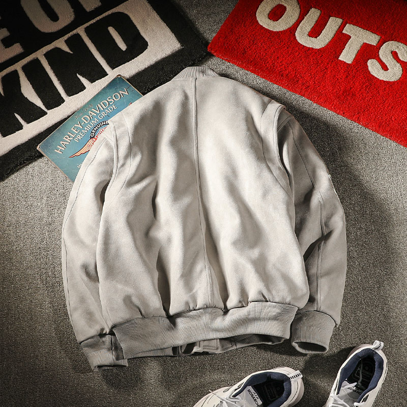 Men's Fashion Loose Label Badge Jacket