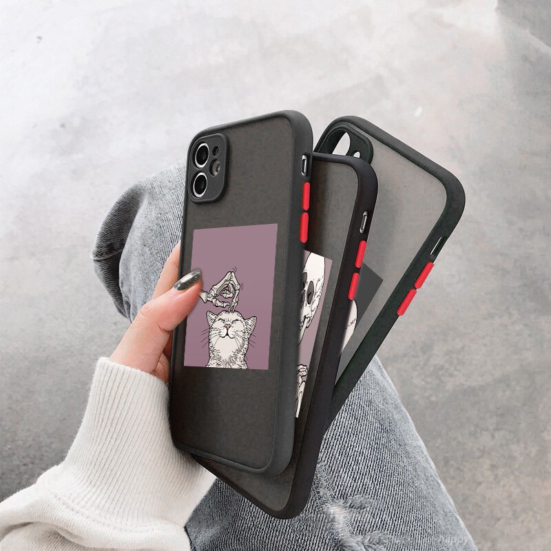 Creative And Simple Skull Printing Phone Case - Image 2
