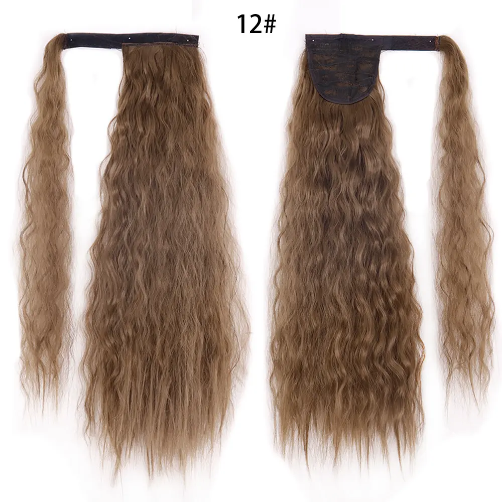 Ponytail Wig Water Wave Velcro Banding Chemical