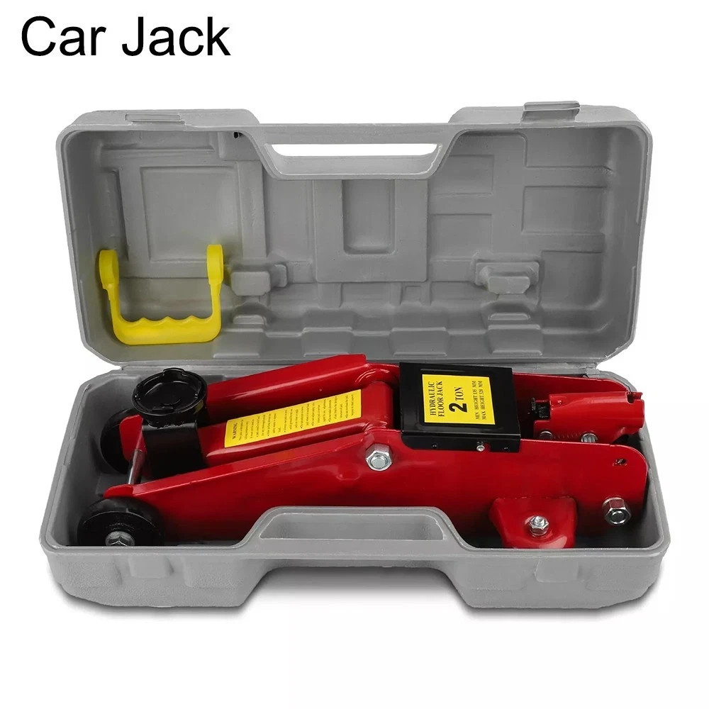 2 Ton Tonne Hydraulic Trolley Floor Jack With Plastic Storage Carry Case Car Van — image 10