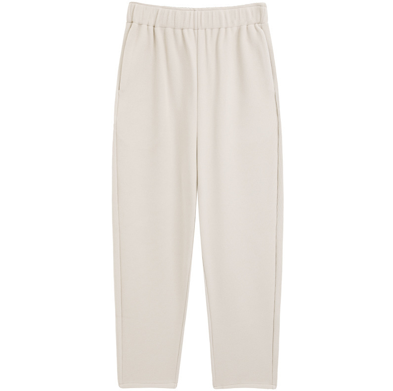 Title 1, High Waist Corduroy Pants Female Turnip Harlan