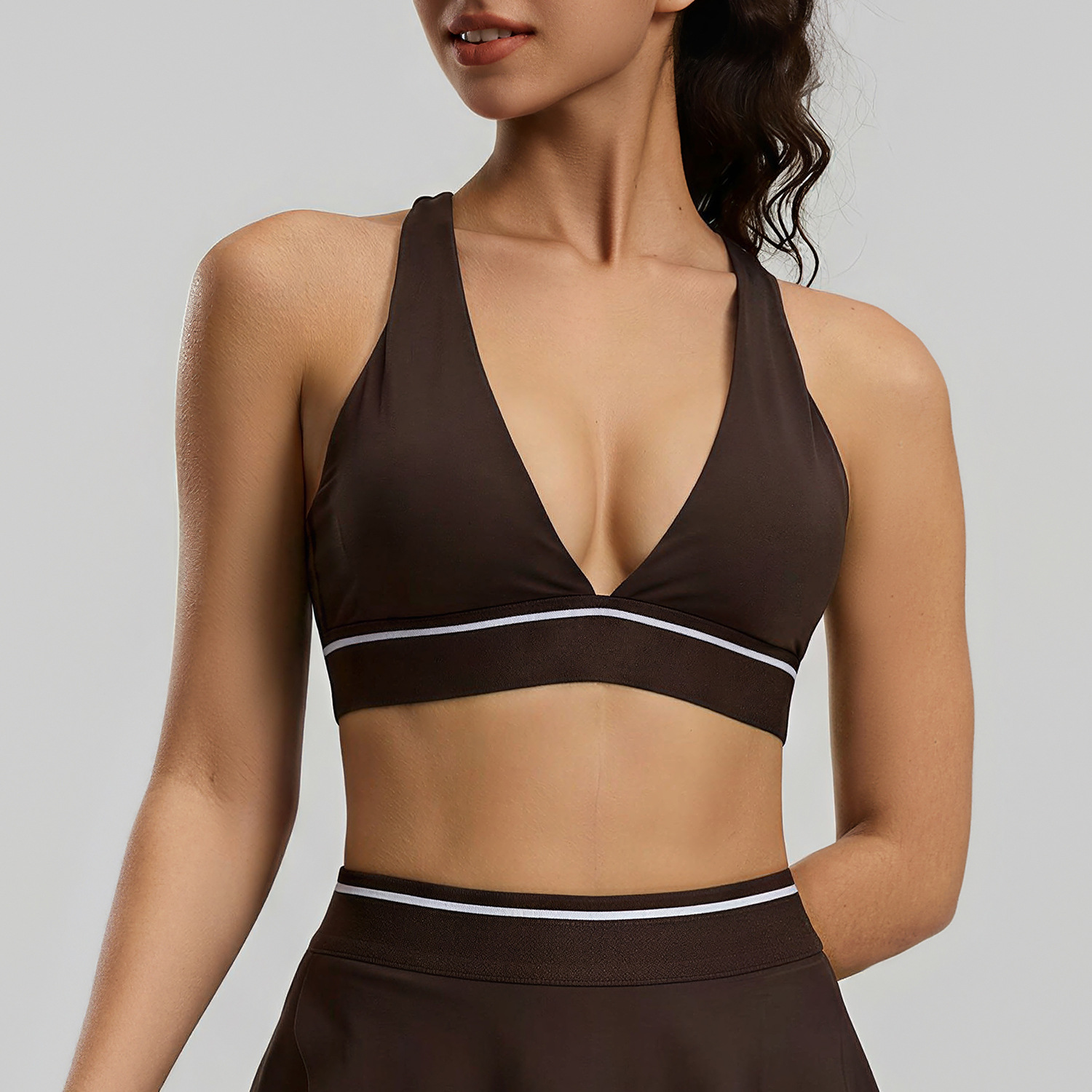 Women's Tight Yoga Bra With Beautiful Back Design, Versatile For Fitness, Sports And Daily Casual Wear 4