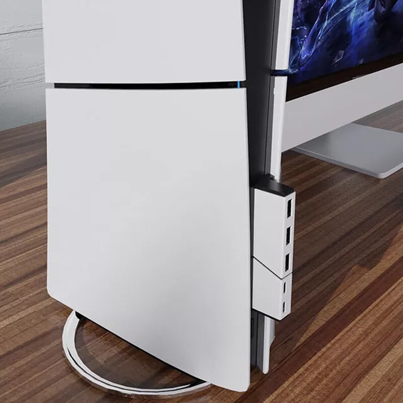 Vertical Stand For PS5 Slim Disc & Digital Console Anti-Slip Base — image 3
