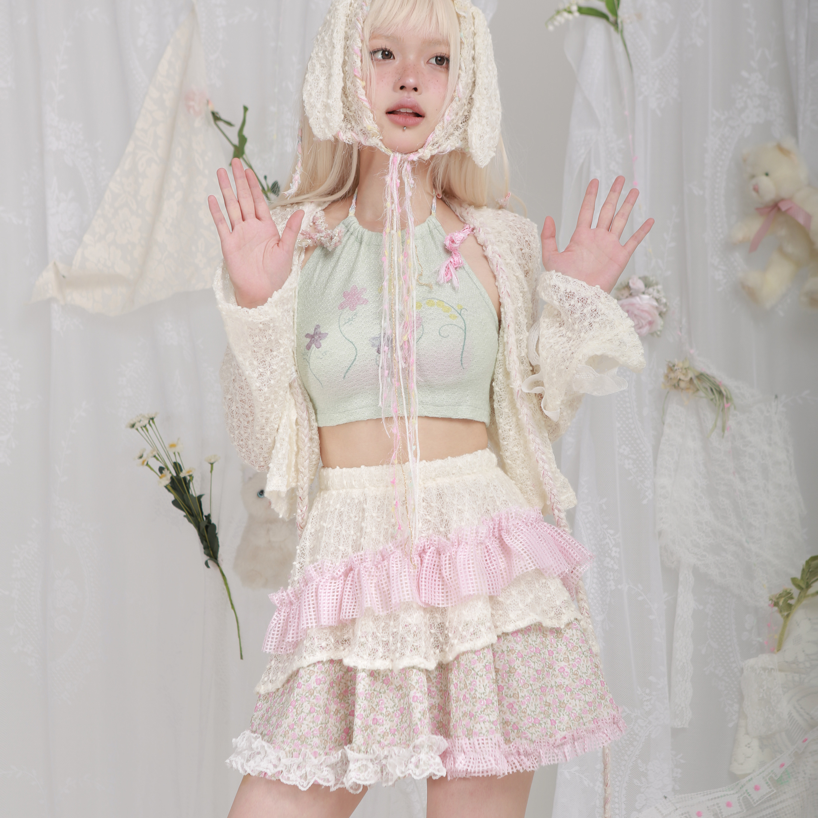 Women's Romantic Long Sleeve Irregular Cardigan Coat