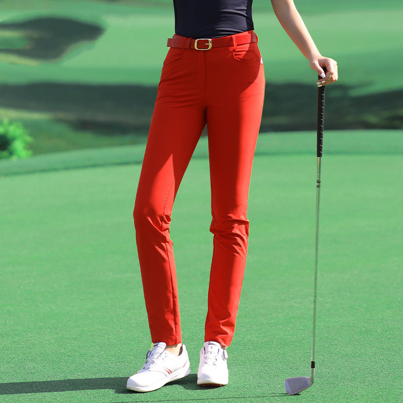 Title 4, Pantalones de golf para mujer de corte ajustado...