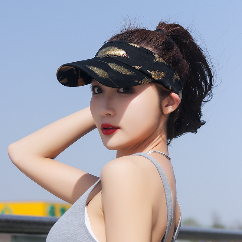 Men's And Women's Casual Spring And Summer Seasons Bronzing Feather Baseball Caps