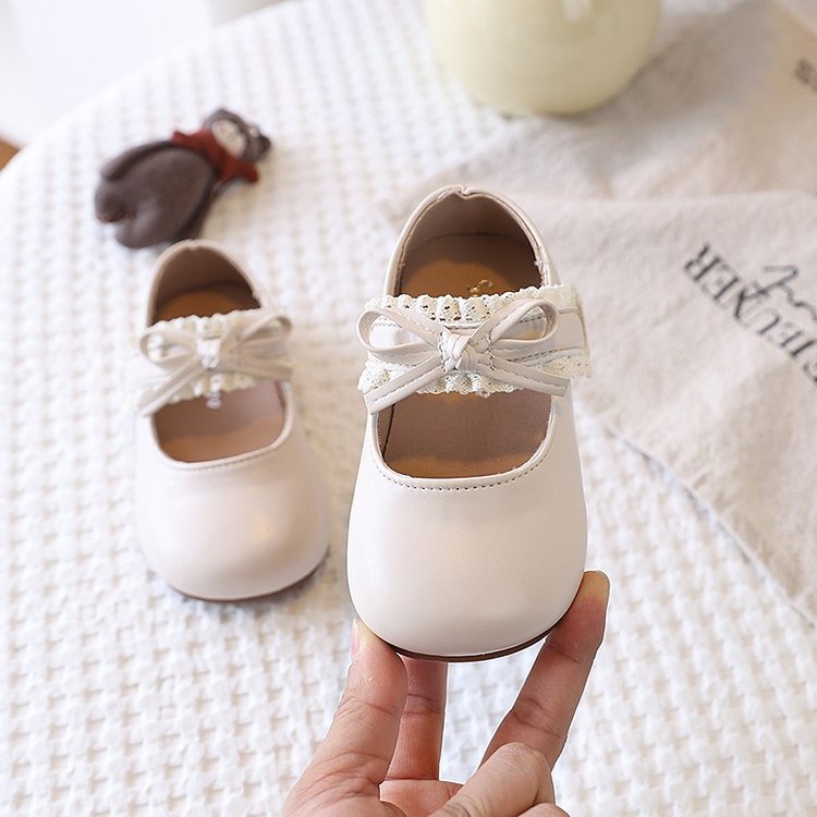 Girls' Small Leather Shoes, Baby Soft Soled Velcro Single Shoes, Girls' Fashionable Princess Shoes — foto 2