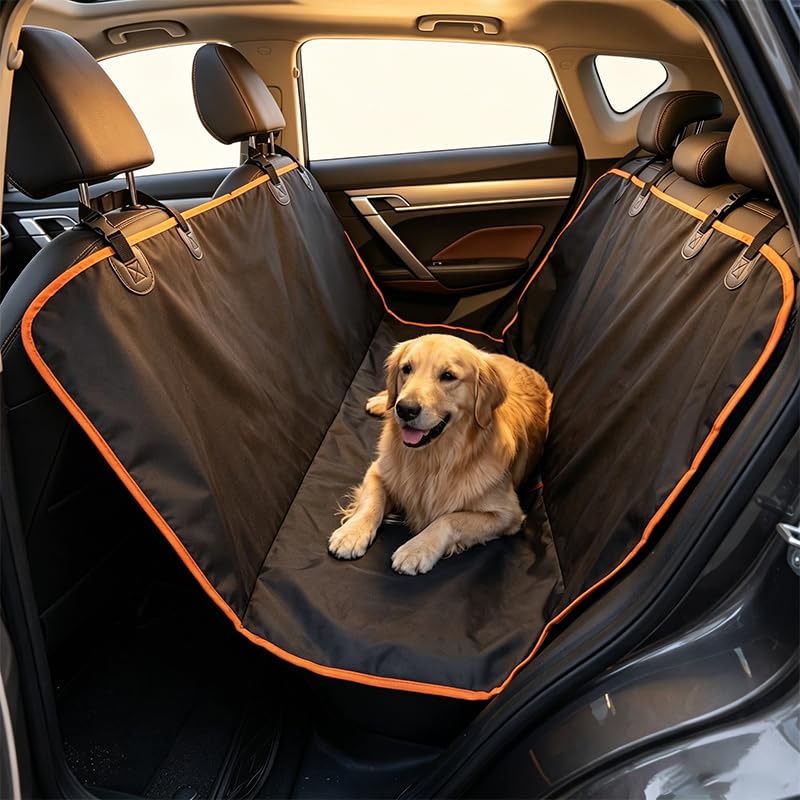 Dog Car Seat Cover, Waterproof Scratch Proof Protector For Back Seat