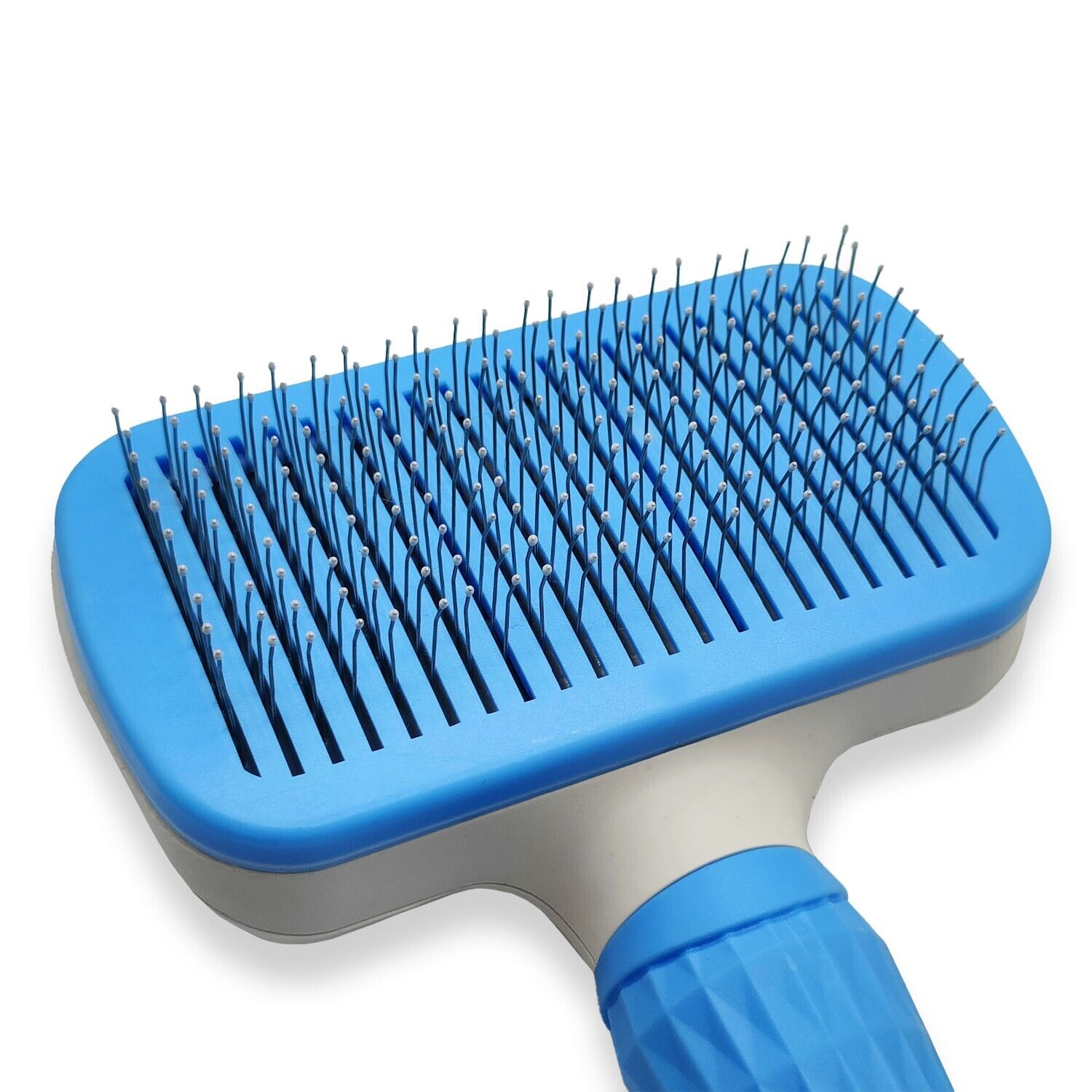 Shedding Pet Hair Grooming Trimmer Comb Tool.
we ship only inside the US,
USPS First Class Package
2 Day Handling , 2-5 Day Shipping.

Self Cleaning Slicker Brush,Dog Brush & Cat Brush with Massage Particles,Removes Loose Hair & Tangles by KT Deals

Self 