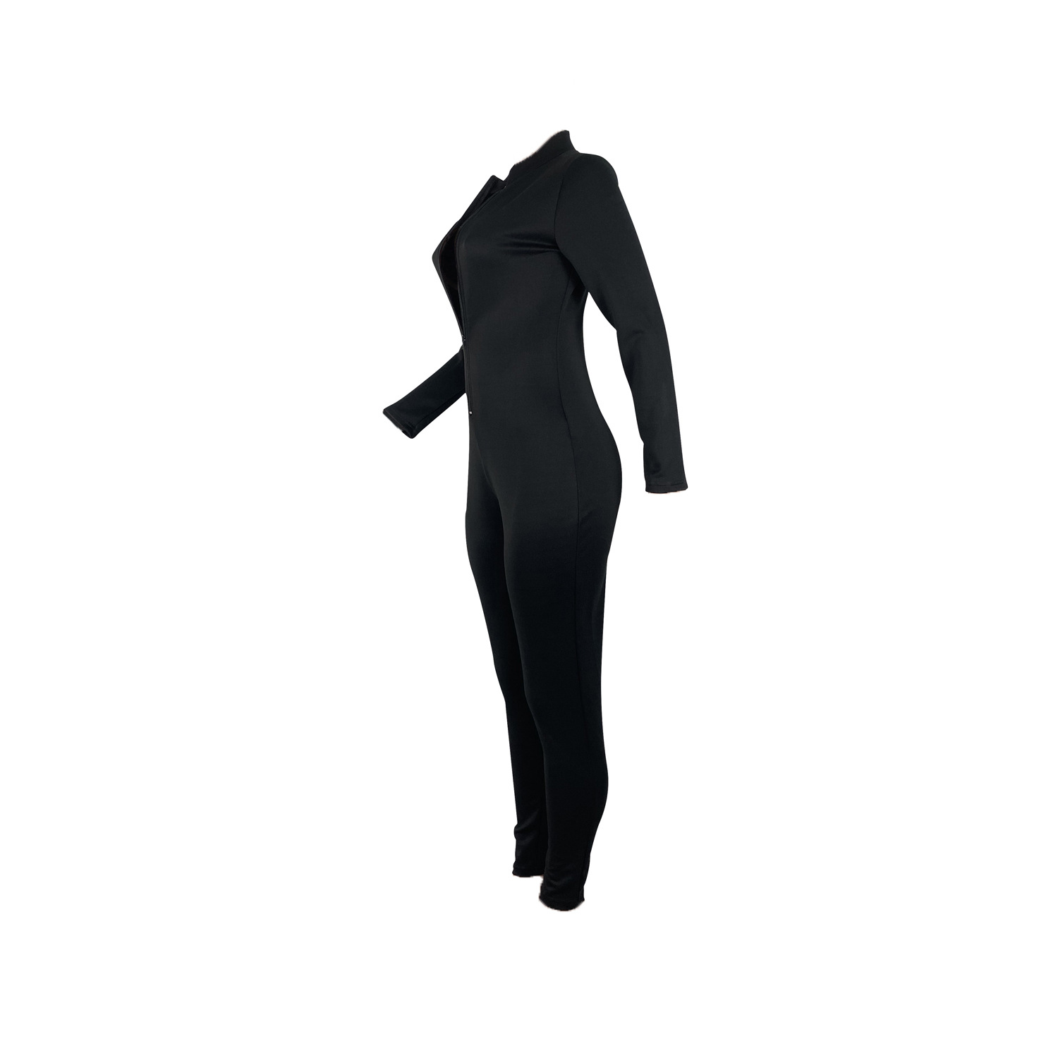 Title 22, Explosive style solid color long-sleeved jumpsuit