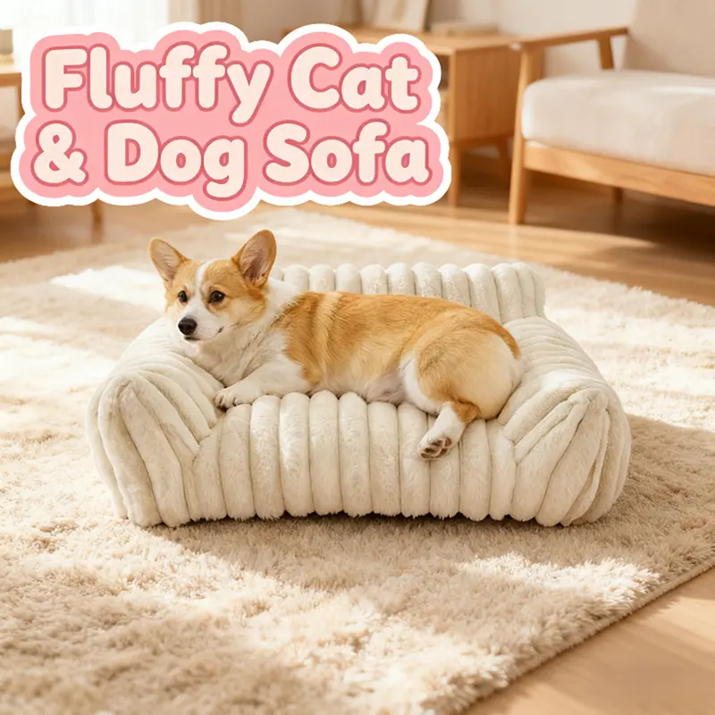 Cute Cat Couch For Pets - Fluffy