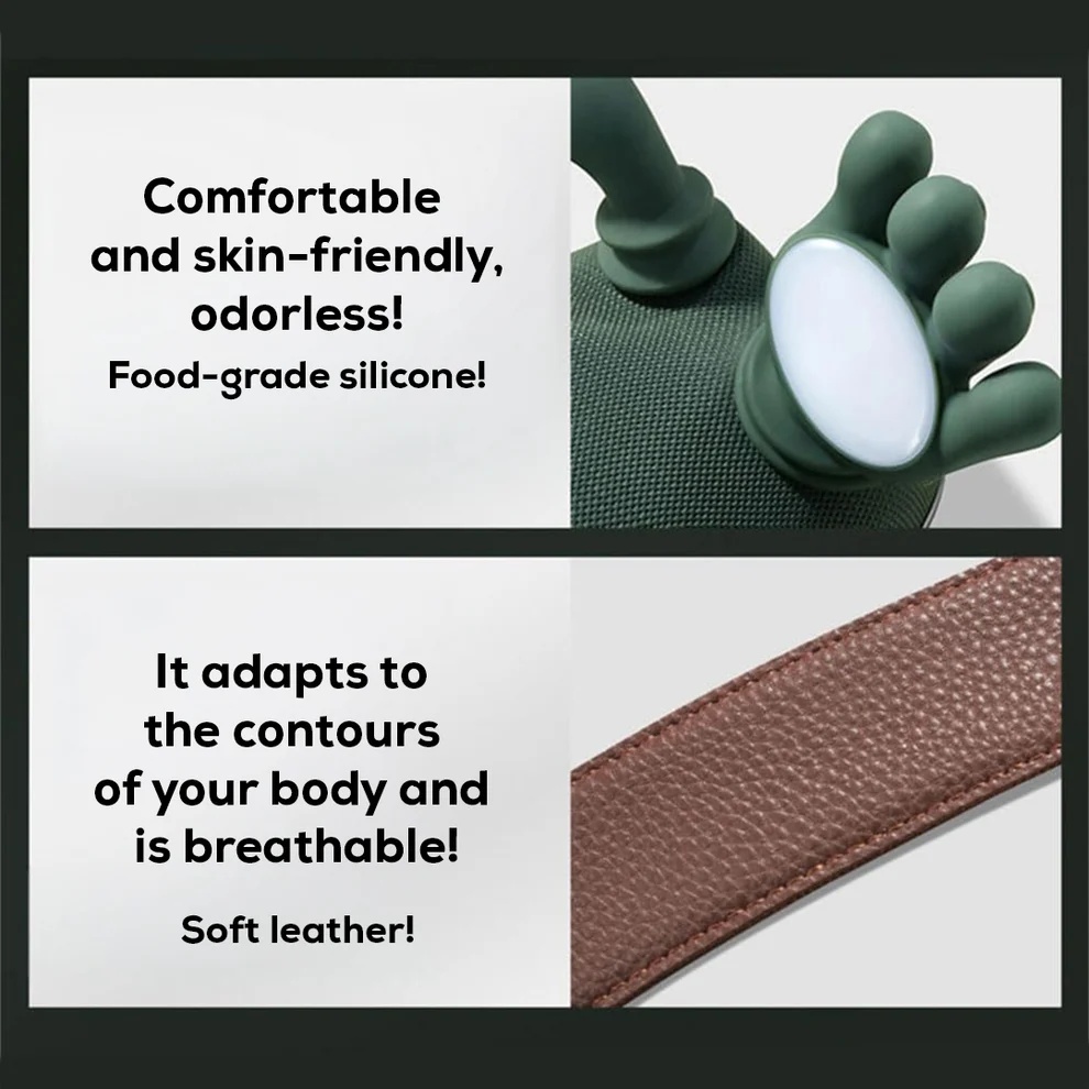 Heated Neck & Shoulder Massager - Hand-Shaped Deep Tissue Massage Tool — image 4