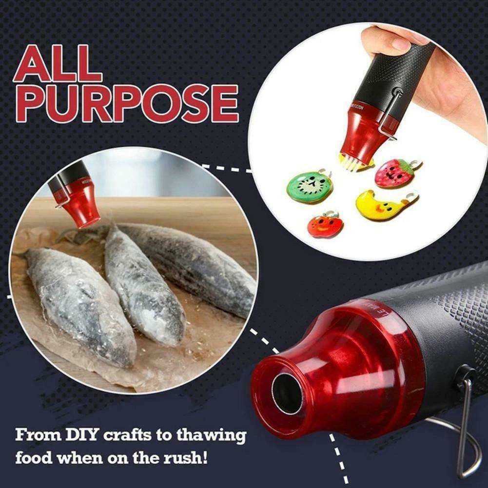 300W Handheld Hot Air Gun Portable Mini Heat Gun For DIY Crafts Shrink Wrapping — foto 11