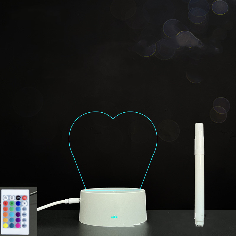 3D Acrylic Board Handwriting Message Board LED Light - Image 52