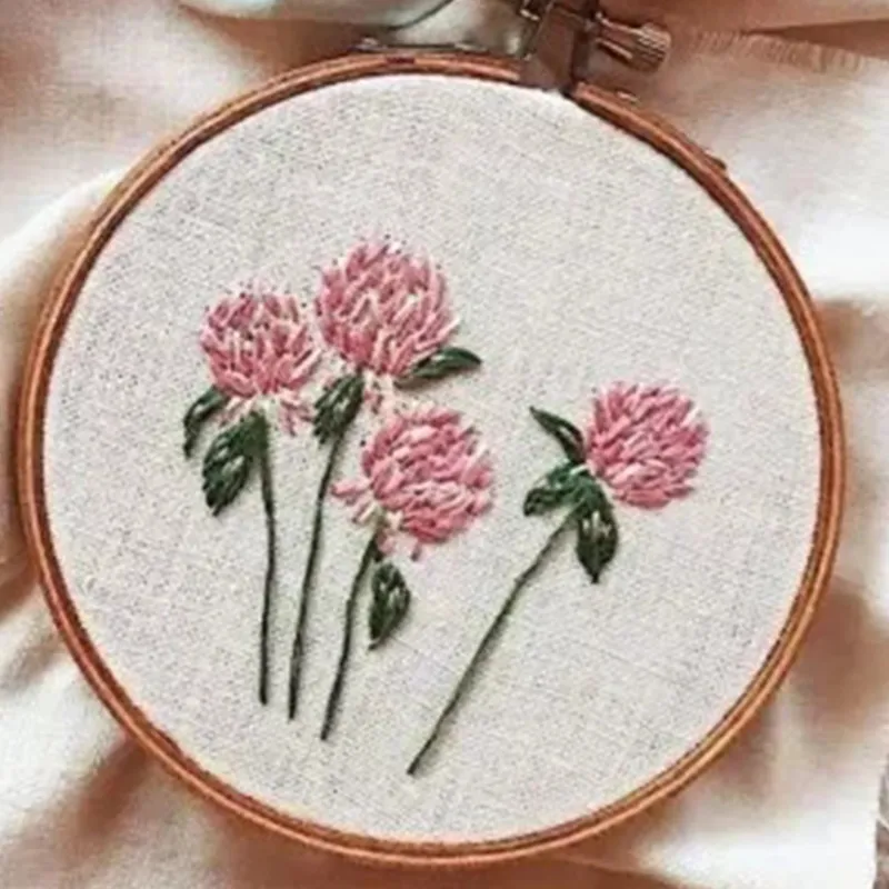 Embroidery Novice Primary Ribbon Embroidery Simple Three-dimensional - Fresh Flowers6