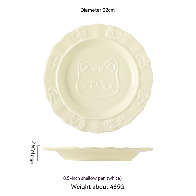 Shallow Plate White