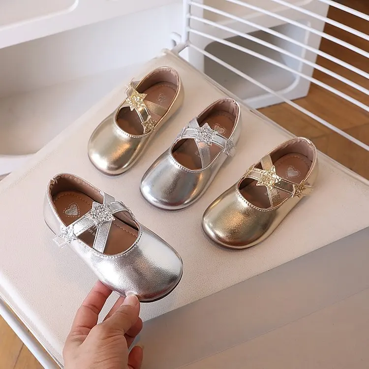 Spring & Autumn New Kids Leather Shoes