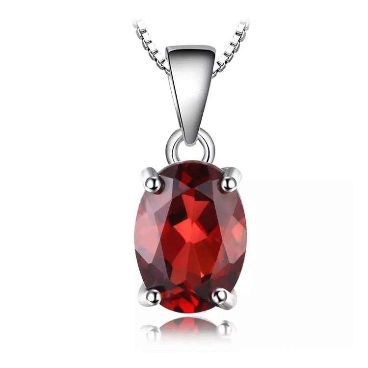 Title 4, Collana in argento sterling S925 con topazio e ...