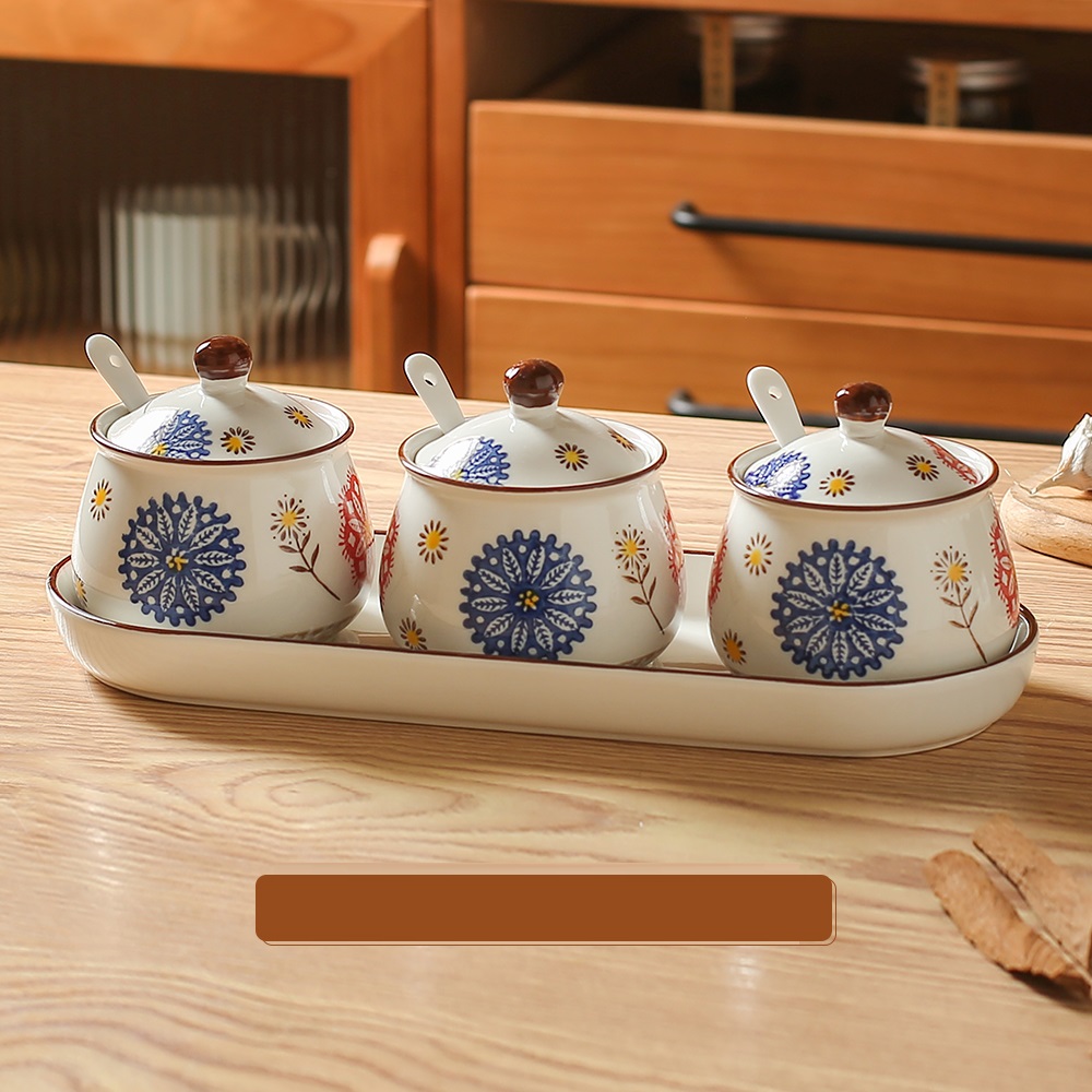 Title 6, Household Salt Pot With Cover Kitchen Japanese ...