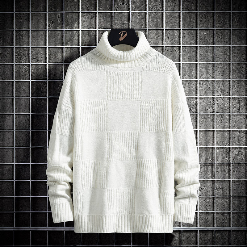 Title 5, Loose Knit Bottoming Turtleneck Sweater Men