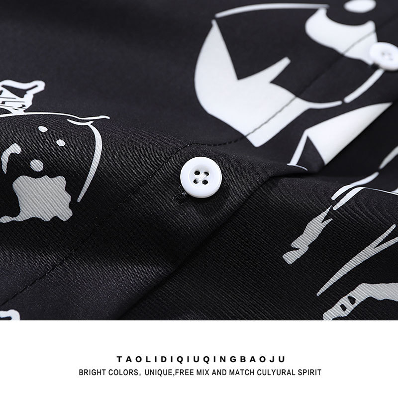 Street Character Full Print Long Sleeve Shirt