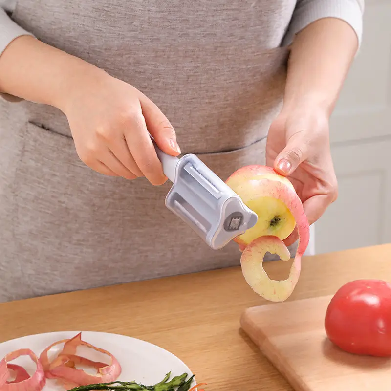 Stainless Steel Peeler Fruit Potato Shredding Three