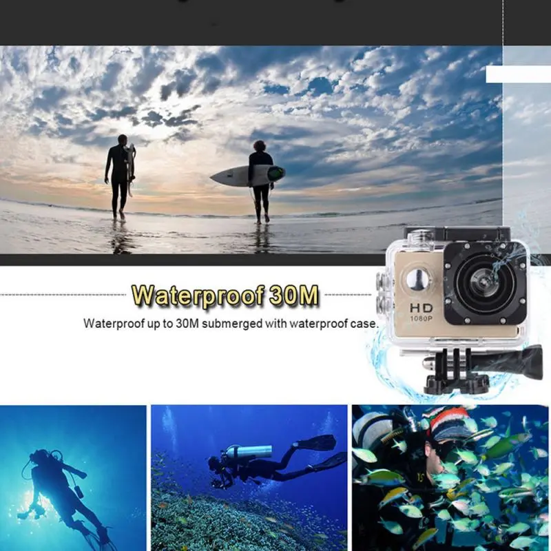 HD High-definition 1080P Action Sports Waterproof DV Camera – image 2