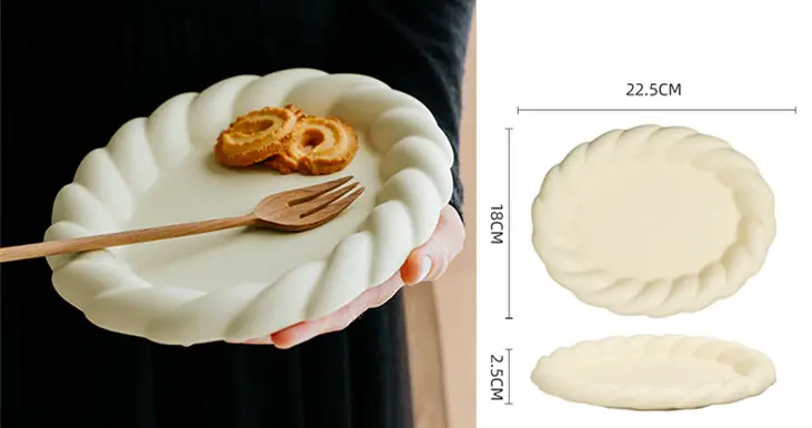 A Particularly Beautiful Ceramic Plate Cake