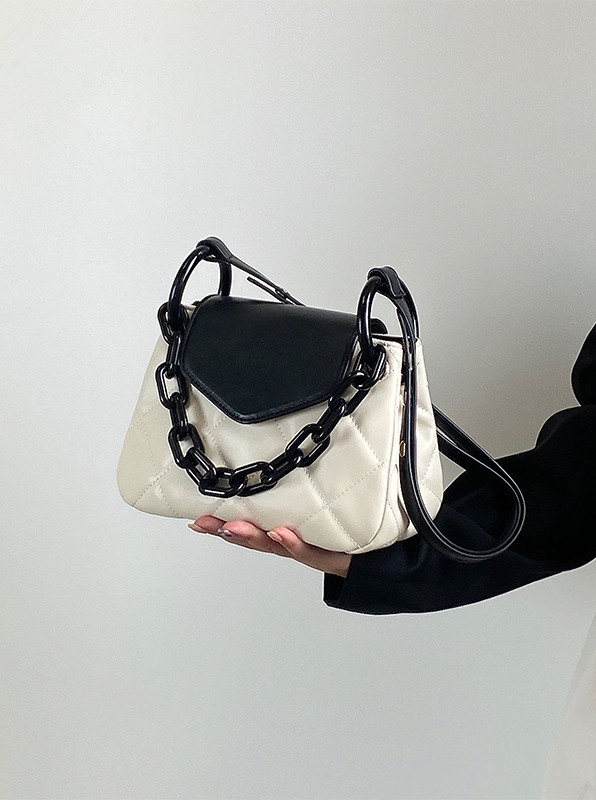 Women's One Shoulder Chain Small Square Bag