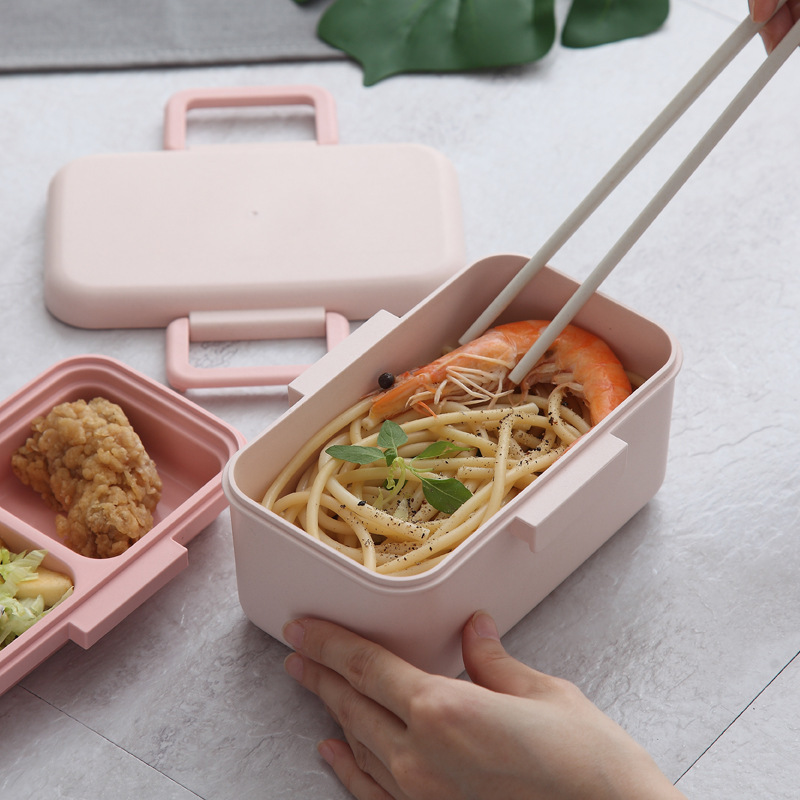 Title 3, Bamboo fiber compartment lunch box