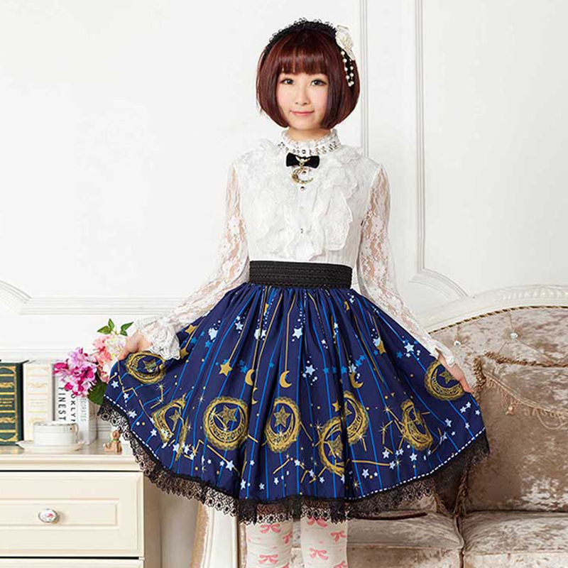 Title 3, Saia Lolita com Renda Estampada