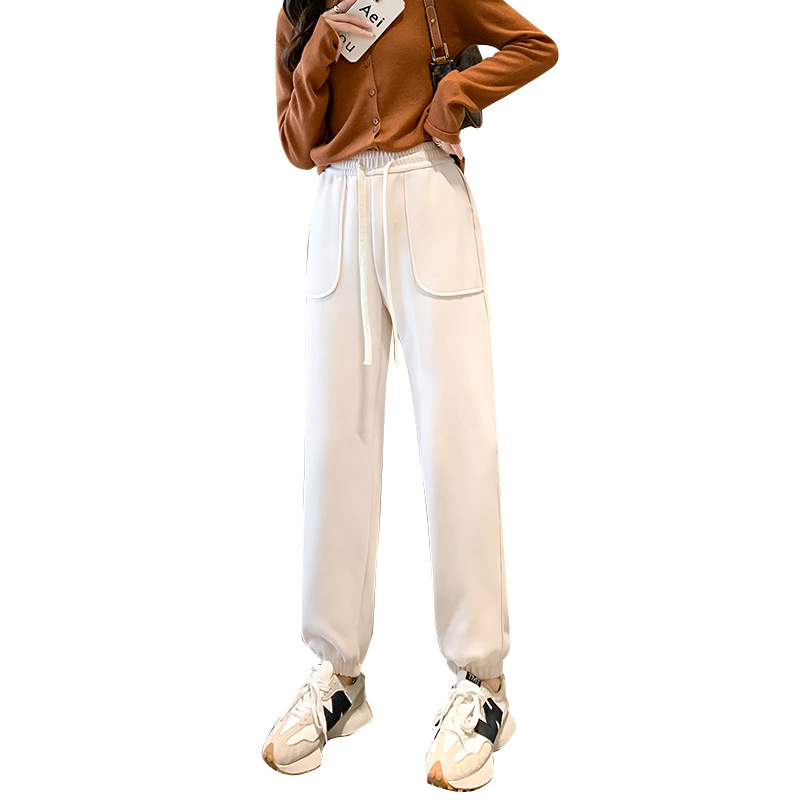 Title 1, Thickened Plush One-piece High Waist Pants