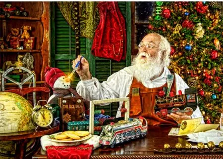 Santa's Magic Touch DIY Digital Painting Kit Photo Color - Shop at LoveMi