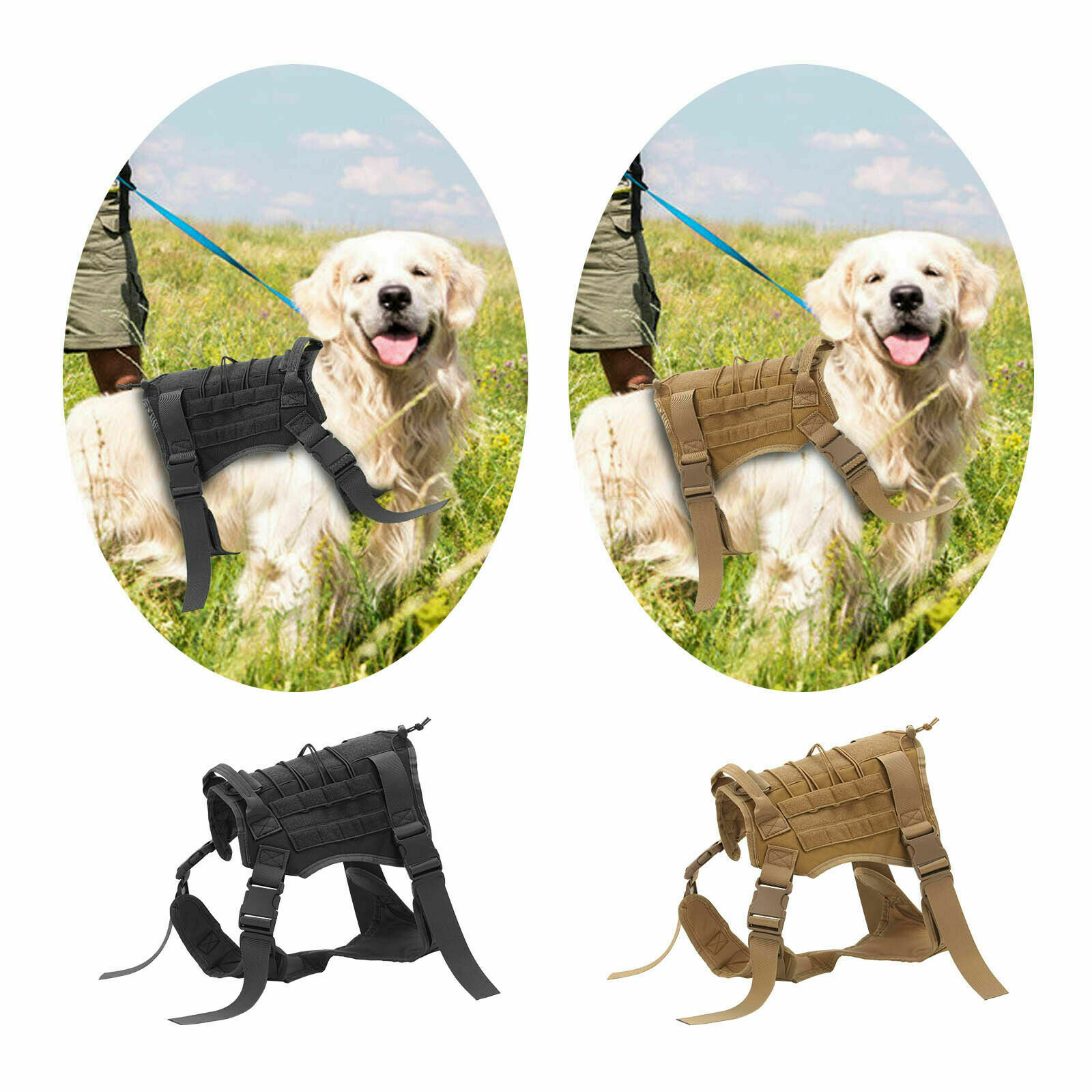 No-Pull Padded Dog Harness With Handle