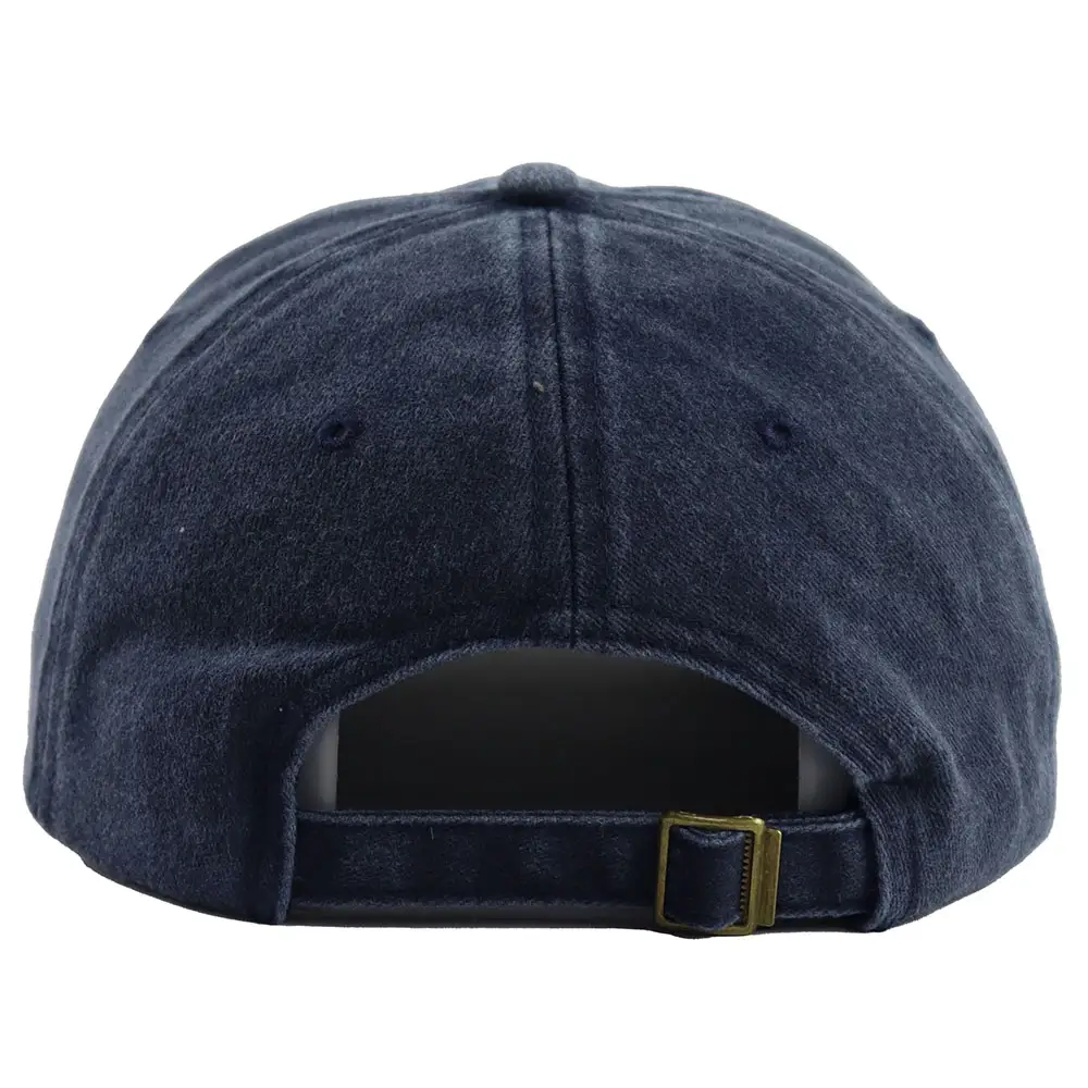 2pcs Washed Navy Baseball Cap For Men Women, Guitar Heartbeat Line Embroidered Vintage Hat, Music Lovers Casual Outdoor Cotton Hat
