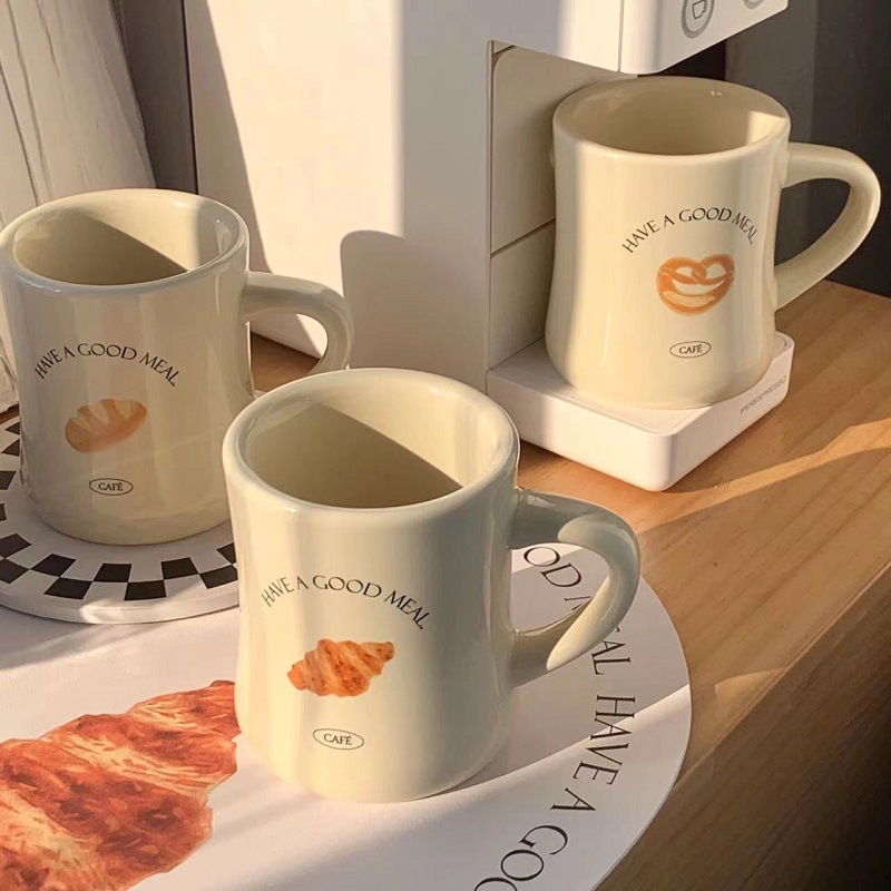 Fashion Ins Wind Mark Ceramic Cup