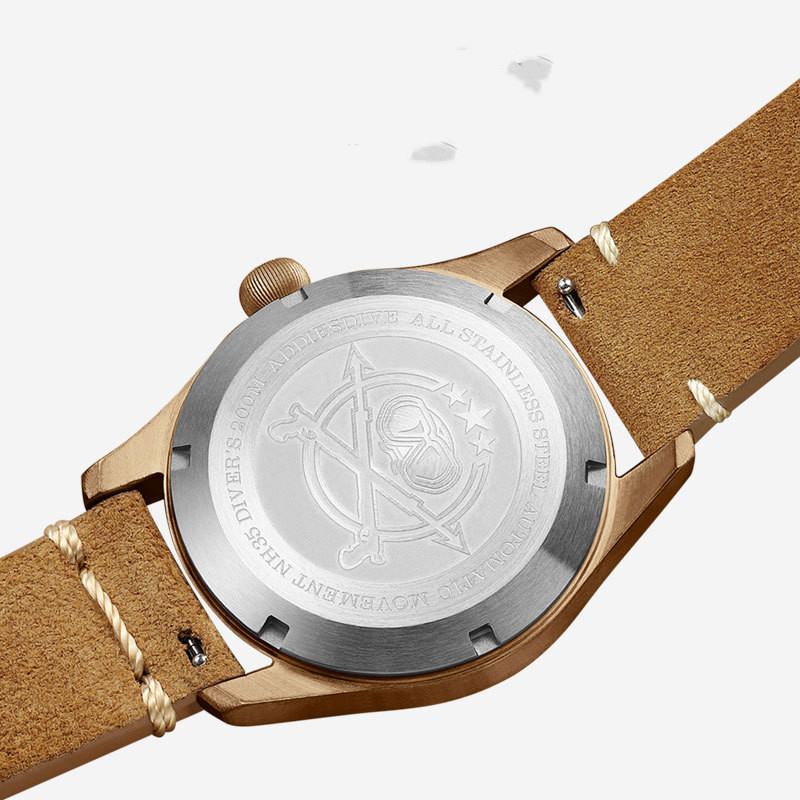 Automatic Mechanical  Men's Watch Bronze — foto 4