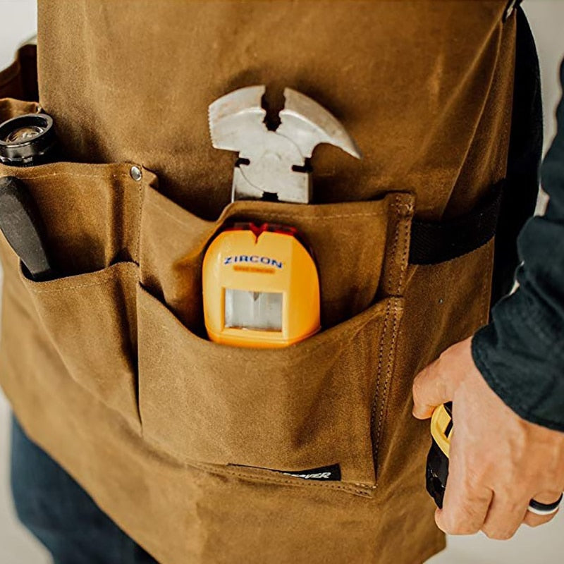 Oil Wax Over Wax Dry Wax Wet Wax Canvas Tool Aprons (Type