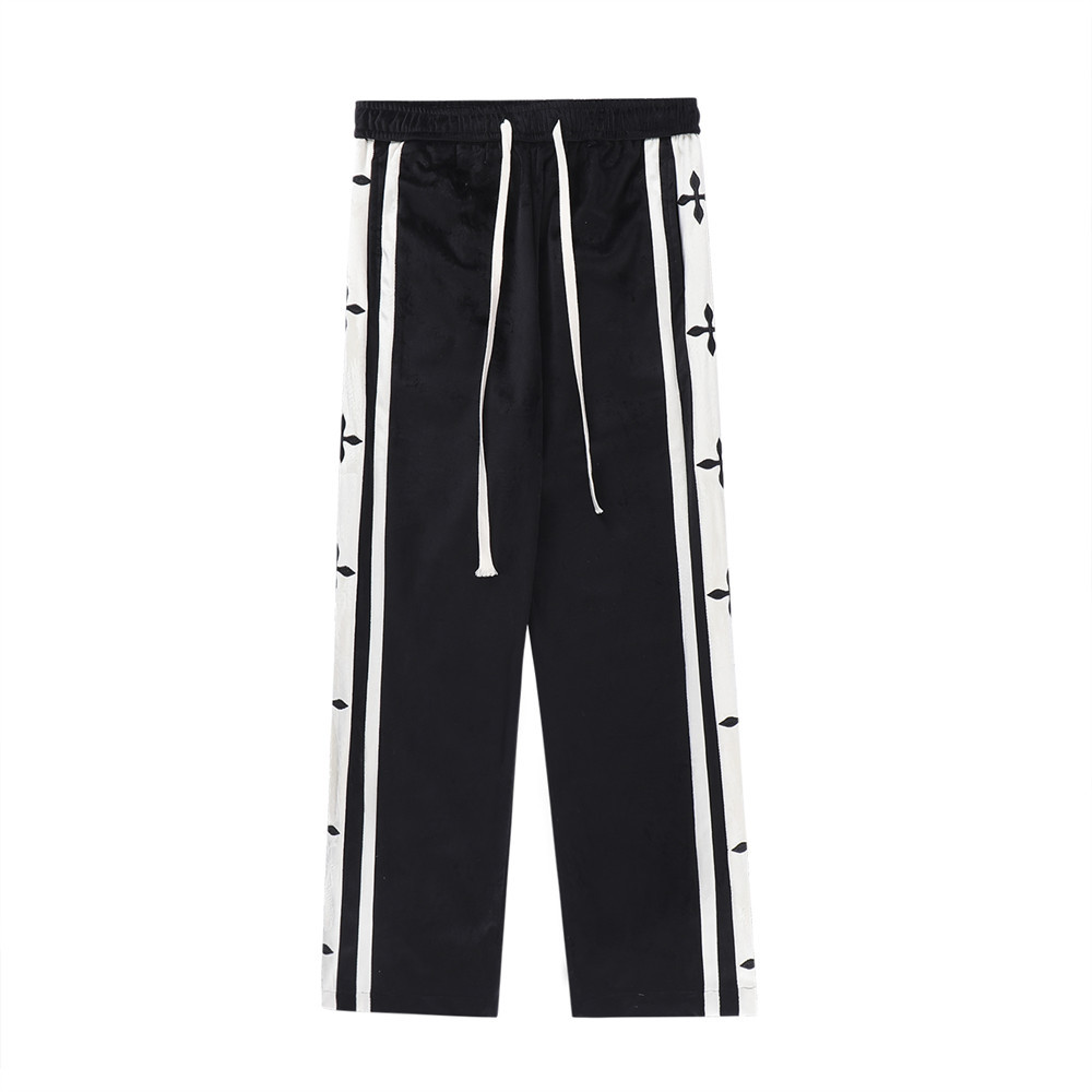 Title 5, Straat losse casual rechte broek met wijde pijpen