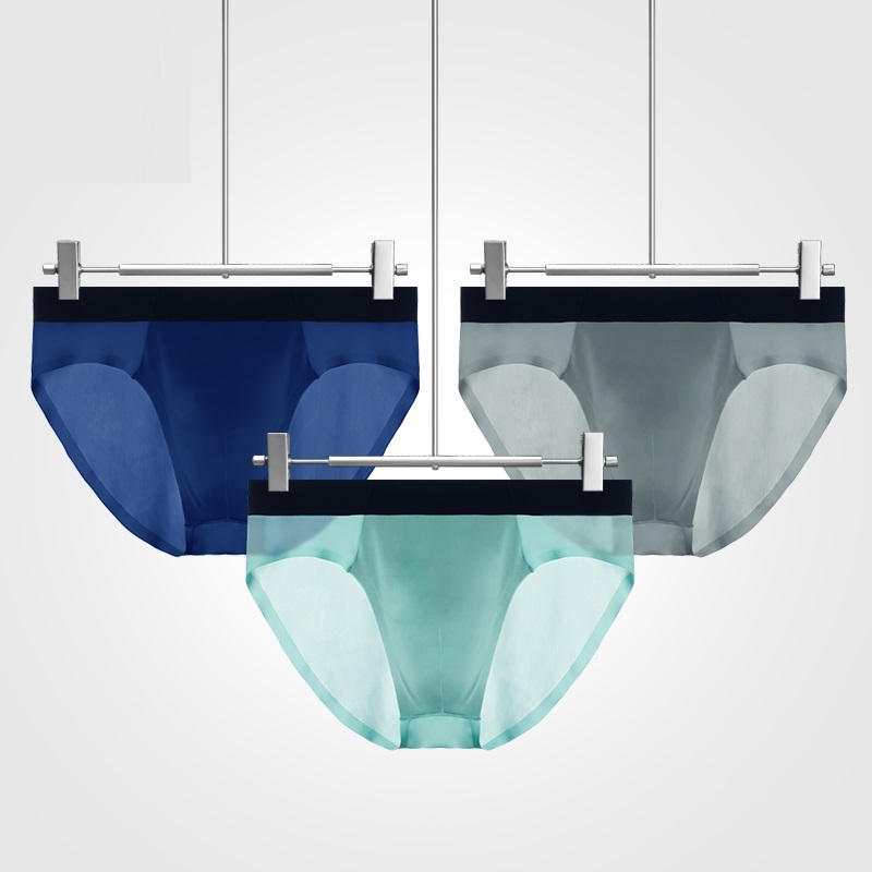 Men's Summer Thin Antibacterial Comfortable Ice Silk Seamless Underwear