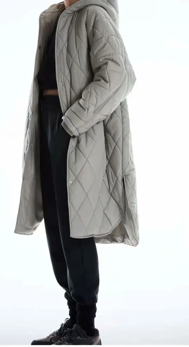 Loose And Warm Fashion Cotton Clothes Grey - Shop at LoveMi