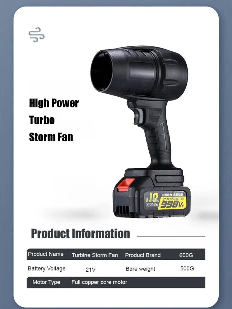 130,000 RPM Jet Dry Mini Blower Air Super Fan Turbo Powered Portable — image 10