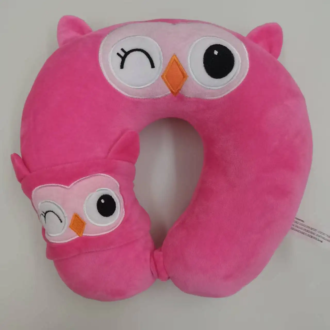 Cute Owl UShaped Travel Neck Pillow Soft