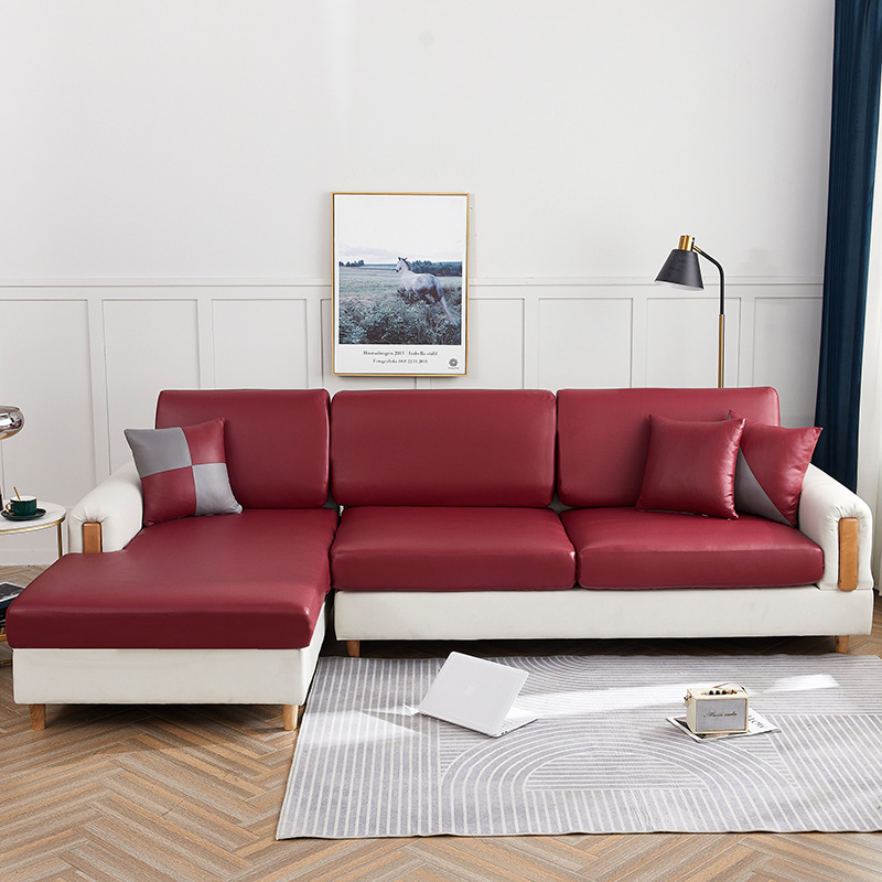 Sectional sofa seat covers – Sectional Sofa Seat Cover Tri-Proof Leather LUCINE
