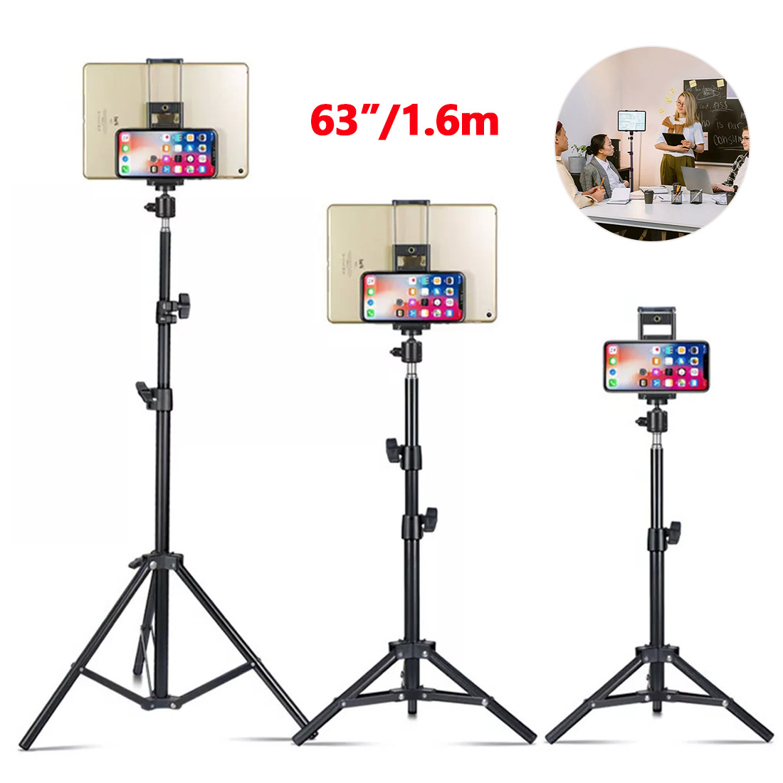 Universal Floor Stand Tripod Holder Mount For Smartphone Tablet Device 5.511 — image 2