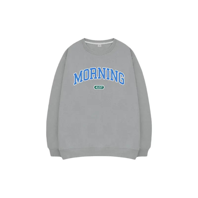 American Street Round Neck Sweater Men And Women Trendy Brand Hip-hop Loose Bf Lazy Couple Long-sleeved Shirt