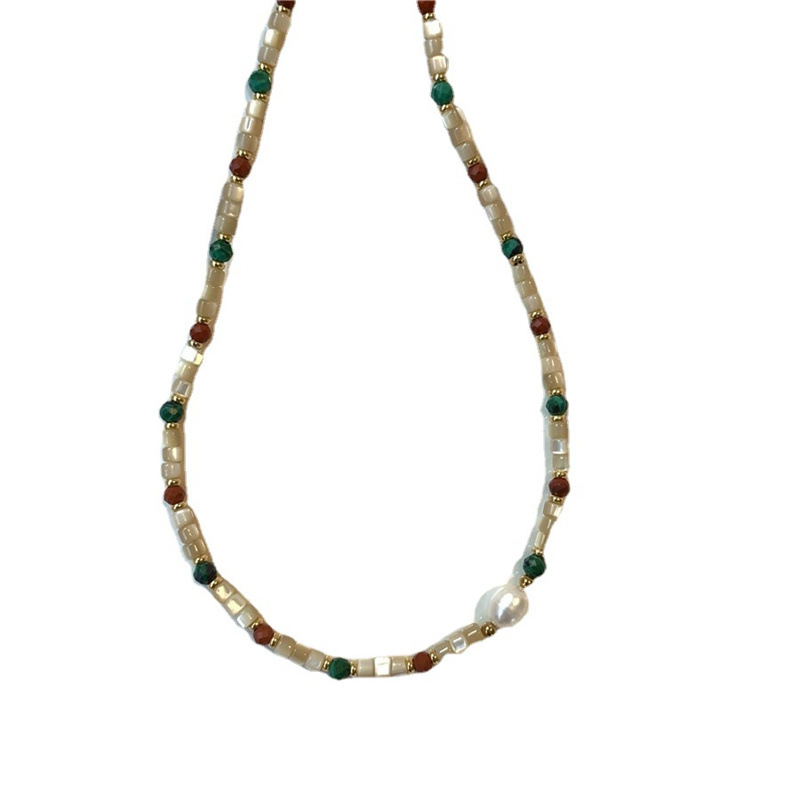 Title 1, Bohemian Vater String Pearl Necklace